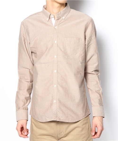 BEAMS(ビームス)の「◎BEAMS / OX グラデ ボタンダウンシャツ(シャツ/ブラウス・メンズ・ホワイト/ブラウン/サックスブルー・SMALL/MEDIUM/LARGE/X-LARGE)」の11枚目の写真