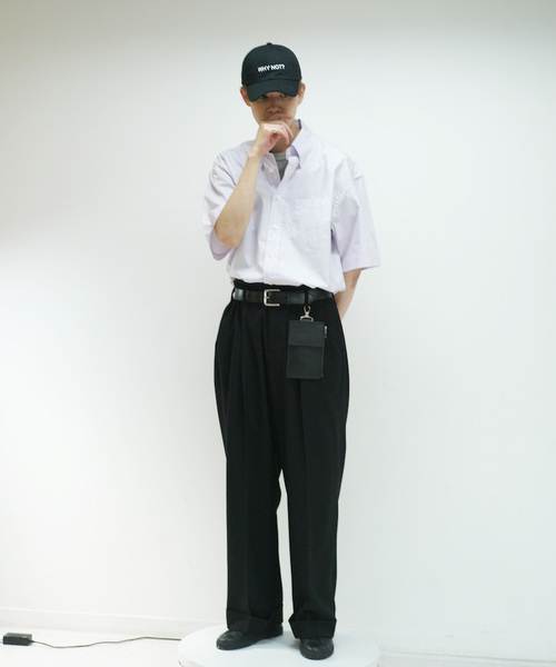 KAIKO(カイコー)の「KAIKO LARGER B.D HS SHIRT(シャツ/ブラウス・メンズ・ブラック/ライトグリーン/ライトパープル/ライトグレー/ホワイト・S/M/L)」の5枚目の写真