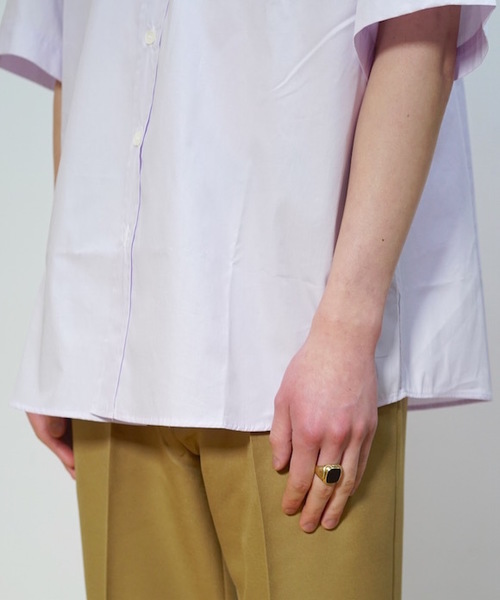 KAIKO(カイコー)の「KAIKO LARGER B.D HS SHIRT(シャツ/ブラウス・メンズ・ブラック/ライトグリーン/ライトパープル/ライトグレー/ホワイト・S/M/L)」の14枚目の写真