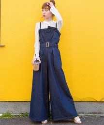 SpRay | デニムビスチェオールインワン(つなぎ/オールインワン)