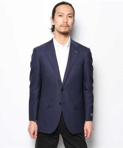 green label relaxing（グリーンレーベルリラクシング）の「[グアベロ]GUABELLO CHAMB SG NT HP--ジャケット ◇（スーツジャケット・メンズ・ダークブラウン/ネイビー・44/42/46/48）」の3枚目の写真