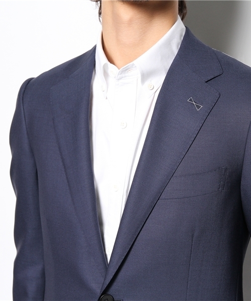 green label relaxing（グリーンレーベルリラクシング）の「[グアベロ]GUABELLO CHAMB SG NT HP--ジャケット ◇（スーツジャケット・メンズ・ダークブラウン/ネイビー・44/42/46/48）」の7枚目の写真