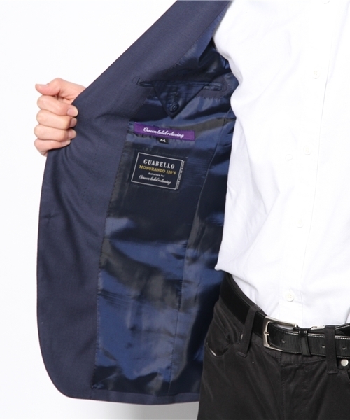 green label relaxing（グリーンレーベルリラクシング）の「[グアベロ]GUABELLO CHAMB SG NT HP--ジャケット ◇（スーツジャケット・メンズ・ダークブラウン/ネイビー・44/42/46/48）」の9枚目の写真
