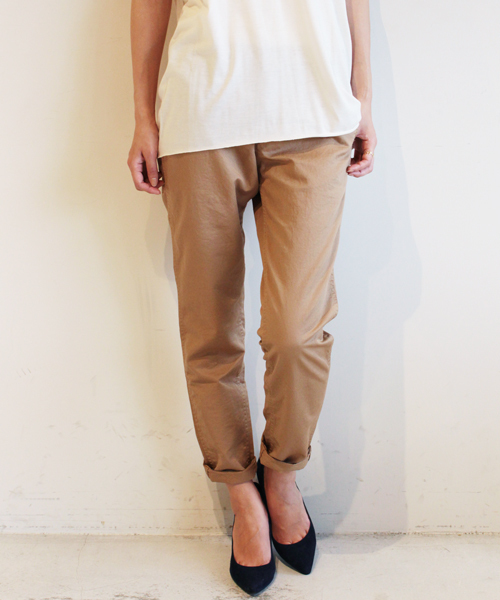 BEAUTY&YOUTH UNITED ARROWS（ビューティーアンドユースユナイテッドアローズ）の「BYBC SPM コットンリネン9分丈パンツ ◆（その他パンツ・レディース・ホワイト/ベージュ/コバルトブルー・MEDIUM/SMALL/LARGE）」の2枚目の写真