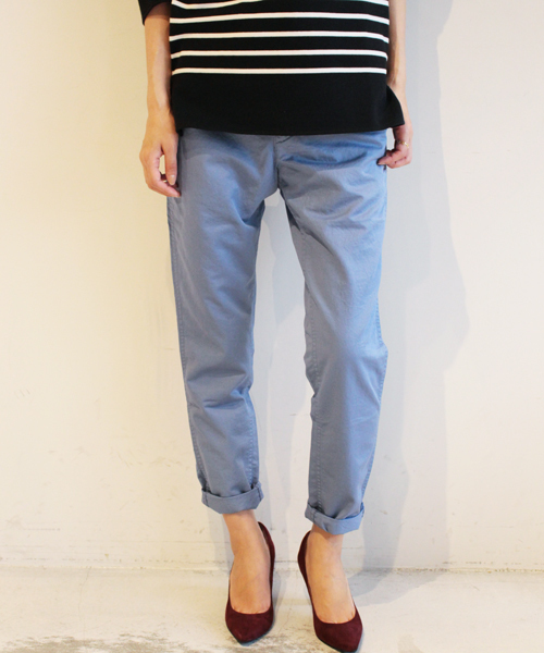 BEAUTY&YOUTH UNITED ARROWS（ビューティーアンドユースユナイテッドアローズ）の「BYBC SPM コットンリネン9分丈パンツ ◆（その他パンツ・レディース・ホワイト/ベージュ/コバルトブルー・MEDIUM/SMALL/LARGE）」の3枚目の写真