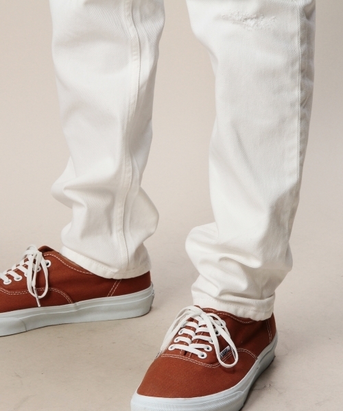 BEAUTY&YOUTH UNITED ARROWS(ビューティーアンドユースユナイテッドアローズ)の「BY ホワイト/デニム クラッシュ パンツ(デニムパンツ・メンズ・ホワイト・28inch/30inch/32inch/34inch)」の7枚目の写真