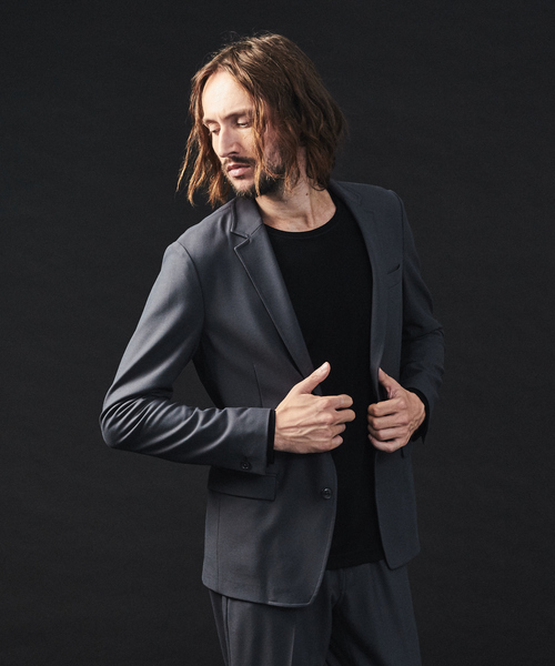 5351 POUR LES HOMMES(ゴーサンゴーイチプールオム)の「【セットアップ対応】コスミカルウォームノッチドラペルジャケット(テーラードジャケット・メンズ・ブラック/カーキ/グレー・44/46/48/50)」の3枚目の写真