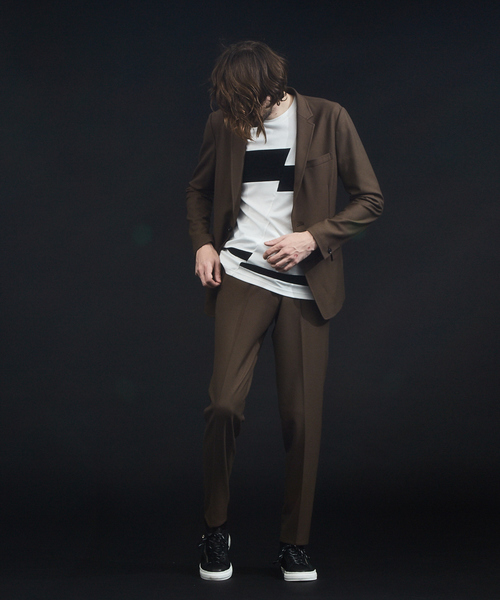 5351 POUR LES HOMMES(ゴーサンゴーイチプールオム)の「【セットアップ対応】コスミカルウォームノッチドラペルジャケット(テーラードジャケット・メンズ・ブラック/カーキ/グレー・44/46/48/50)」の4枚目の写真