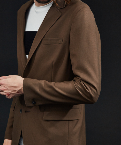 5351 POUR LES HOMMES(ゴーサンゴーイチプールオム)の「【セットアップ対応】コスミカルウォームノッチドラペルジャケット(テーラードジャケット・メンズ・ブラック/カーキ/グレー・44/46/48/50)」の9枚目の写真