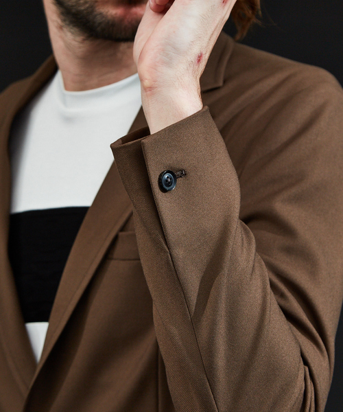 5351 POUR LES HOMMES(ゴーサンゴーイチプールオム)の「【セットアップ対応】コスミカルウォームノッチドラペルジャケット(テーラードジャケット・メンズ・ブラック/カーキ/グレー・44/46/48/50)」の8枚目の写真