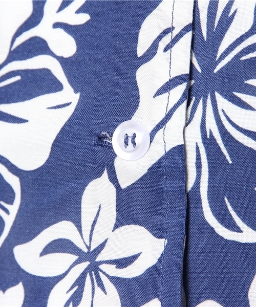 WEGO(ウィゴー)の「WEGO/トロピカル半袖シャツ(シャツ/ブラウス・レディース・ブラック/ネイビー・FREE)」の6枚目の写真