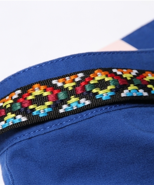 GIORDANO（ジョルダーノ）の「[GIORDANO]ベルト付コットンツイルショートパンツ（チノパンツ・レディース・ブラック/グリーン/ブルー/ピンク/ダークブルー/ホワイト・29inch/27inch/25inch）」の13枚目の写真