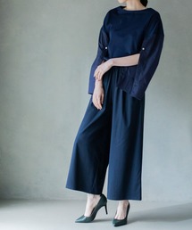 ウエストギャザーワイドパンツ