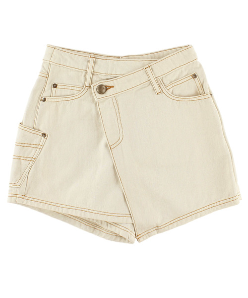 ALEXIA STAM（アリシアスタン）の「Wrap Color Denim Shorts