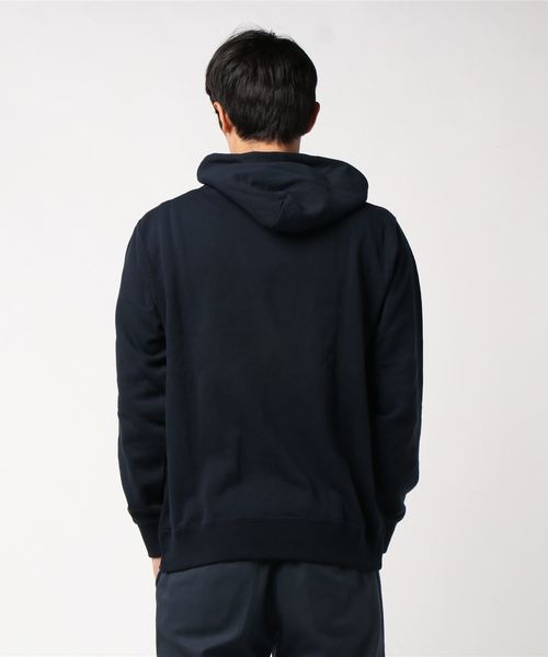 Russell Athletic（ラッセルアスレティック）の「【RUSSEL ATHLETIC / ラッセル・アスレティック】ラッセル×ドゥニーム プリントプルオーバーパーカー-PRINCETON-（パーカー・メンズ・杢グレー/ネイビー/レッド/ブラック/ホワイト・MEDIUM/LARGE/X-LARGE/SMALL）」の6枚目の写真