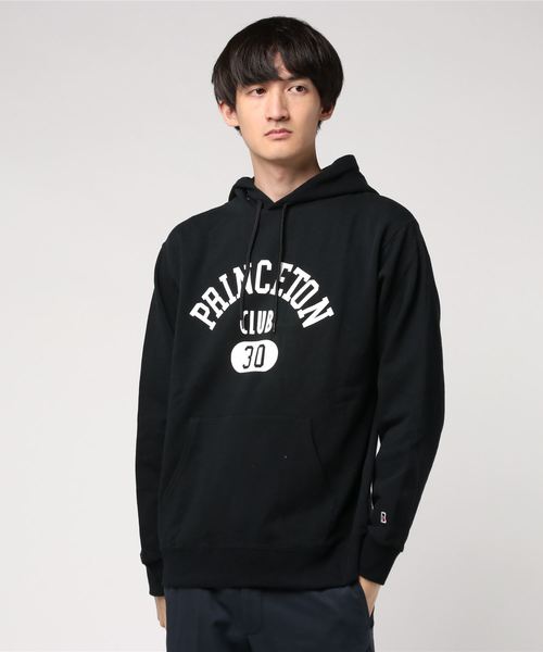 Russell Athletic（ラッセルアスレティック）の「【RUSSEL ATHLETIC / ラッセル・アスレティック】ラッセル×ドゥニーム プリントプルオーバーパーカー-PRINCETON-（パーカー・メンズ・杢グレー/ネイビー/レッド/ブラック/ホワイト・MEDIUM/LARGE/X-LARGE/SMALL）」の15枚目の写真