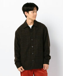 GLOSTER | オーバーシャツブルゾン　裏地キルティング(ブルゾン)