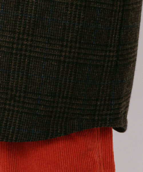 GLOSTER（グロスター）の「オーバーシャツブルゾン　裏地キルティング（ブルゾン・メンズ・ブラック系その他/ブラウン系その他・M/L/S/XL）」の13枚目の写真