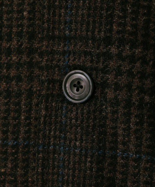 GLOSTER（グロスター）の「オーバーシャツブルゾン　裏地キルティング（ブルゾン・メンズ・ブラック系その他/ブラウン系その他・M/L/S/XL）」の10枚目の写真