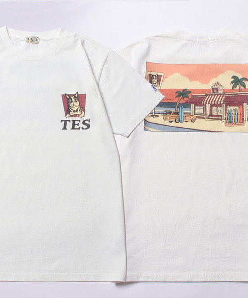 The Endless Summer(�G���h���X�T�}�[)��TES BURGER T-SHIRT / T�V���c(T�V���c/�J�b�g�\�[)