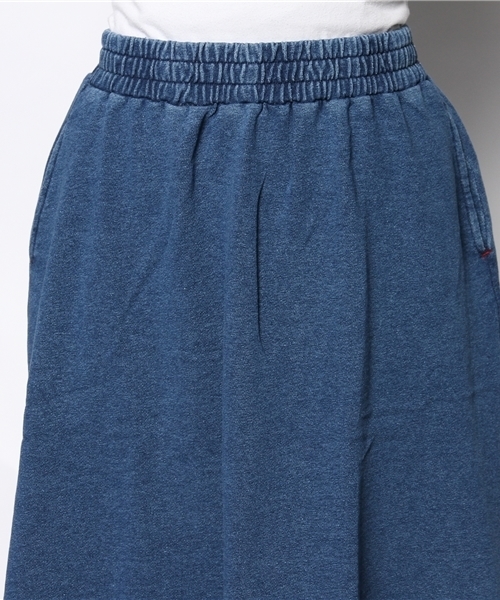 CIAOPANIC（チャオパニック）の「【Ciaopanic】INDIGO裏毛フレアSK（スカート・レディース・ブルー/インディゴブルー・FREE）」の3枚目の写真