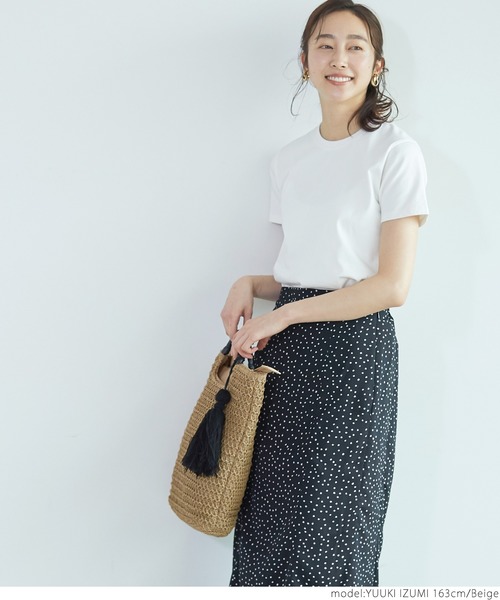 coca（coca）（コカ）の「タッセル付きペーパーバック（ハンドバッグ・レディース・ベージュ・ONE SIZE）」の7枚目の写真