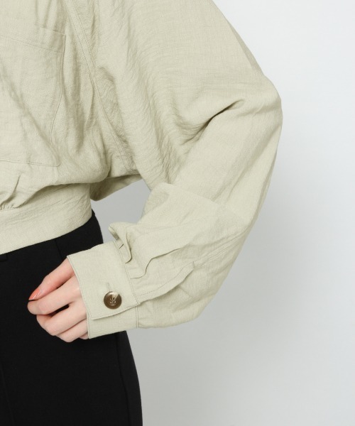 Heather(ヘザー)の「バックリボンミニタケシャツ 875790(シャツ/ブラウス・レディース・ベージュ/アイボリー/グリーン系その他・FREE)」の13枚目の写真