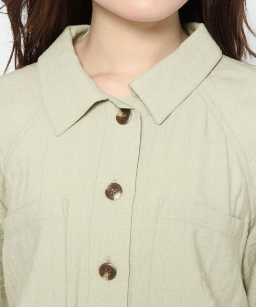 Heather(ヘザー)の「バックリボンミニタケシャツ 875790(シャツ/ブラウス・レディース・ベージュ/アイボリー/グリーン系その他・FREE)」の10枚目の写真