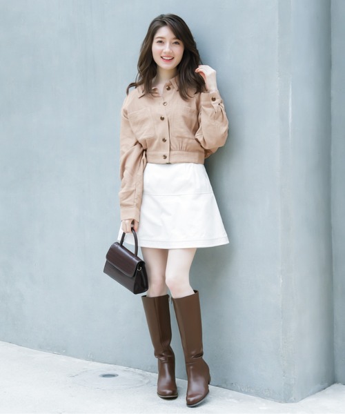 Heather(ヘザー)の「バックリボンミニタケシャツ 875790(シャツ/ブラウス・レディース・ベージュ/アイボリー/グリーン系その他・FREE)」の6枚目の写真