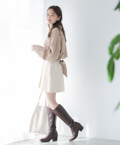 Heather(ヘザー)の「バックリボンミニタケシャツ 875790(シャツ/ブラウス・レディース・ベージュ/アイボリー/グリーン系その他・FREE)」の22枚目の写真