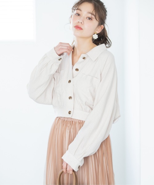 Heather(ヘザー)の「バックリボンミニタケシャツ 875790(シャツ/ブラウス・レディース・ベージュ/アイボリー/グリーン系その他・FREE)」の17枚目の写真