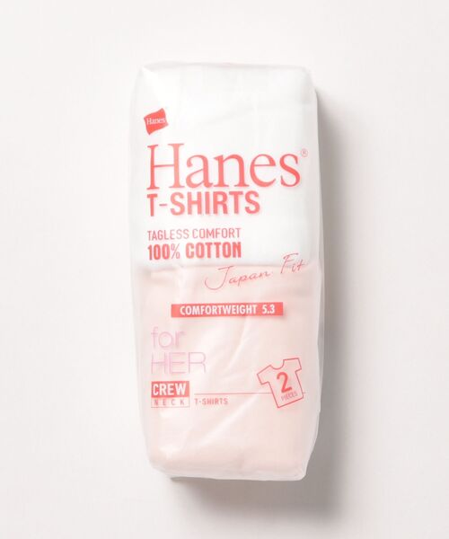HANES（ヘインズ）の「【HANES/ヘインズ】ジャパンフィット 2枚組【白黒アソート】JAPAN FIT クルーネックTシャツ 透けにくい5.3oz（Tシャツ/カットソー・レディース・その他1/その他4/その他3/その他5/その他6/その他8/その他7/その他9・LARGE/MEDIUM）」の8枚目の写真