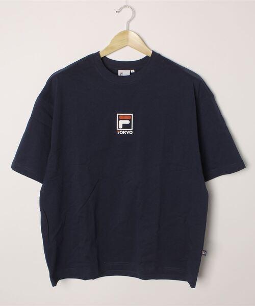 FILA HERITAGE(フィラヘリテージ)の「FILA heritage ブランドロゴプリント ビッグシルエット 半袖Tシャツ(Tシャツ/カットソー・メンズ・ホワイト/ネイビー/ブラック/レッド・M/2XL/L/XL)」の10枚目の写真