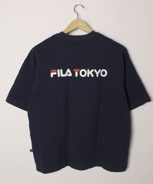FILA HERITAGE(フィラヘリテージ)の「FILA heritage ブランドロゴプリント ビッグシルエット 半袖Tシャツ(Tシャツ/カットソー・メンズ・ホワイト/ネイビー/ブラック/レッド・M/2XL/L/XL)」の11枚目の写真