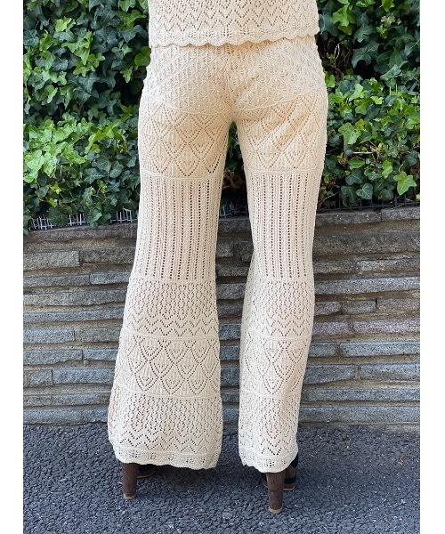 one way（ワンウェイ）の「クロシェパンツ（その他パンツ・レディース・ホワイト/ブラック/ベージュ・FREE）」の7枚目の写真