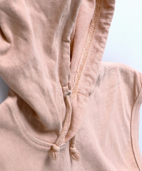 RADCHAP（ラッドチャップ）の「ピグメントフードフレンチスリーブTシャツ（Tシャツ/カットソー・キッズ・ピンク/カーキオリーブ・90cm/100cm/110cm/120cm/130cm/140cm/150cm）」の18枚目の写真