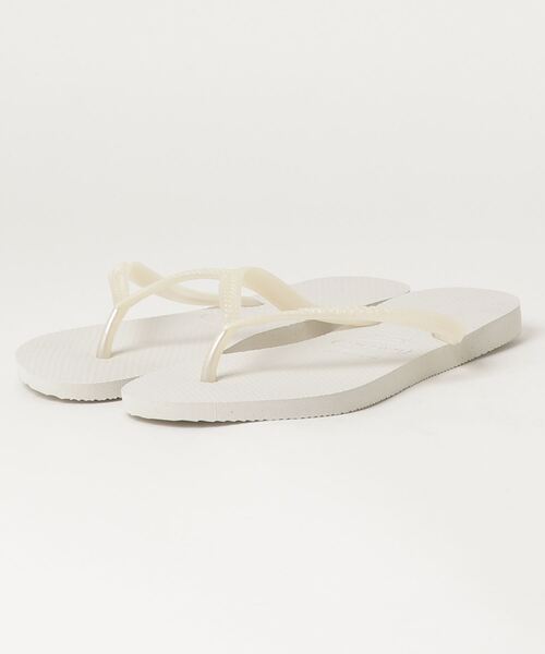 havaianas(ハワイアナス)の「ハワイアナス SLIM HA3-050 ビーチサンダル(サンダル・レディース・ピンク/グリーン/ベビーピンク/ホワイト/パープル/グレー/レッド/ブラック/ライラック/ネイビー・23.0cm/24.0cm)」の2枚目の写真