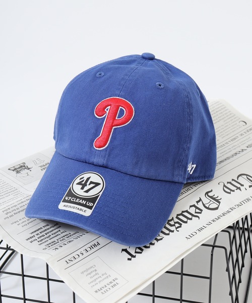 '47（フォーティーセブン）の「MLB公認 ’47BRAND CLEAN UP CAP クリーナップキャップ BBCAP（キャップ・メンズ・オフホワイト/カーキ/ナチュラル/カーキ系1/カーキ系2/ブルー/レッド/ブラック/カーキ系/ロイヤルブルー・FREE）」の9枚目の写真