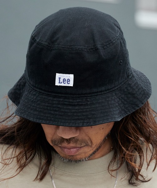 Lee(リー)の「LEE/リー BUCKET COTTON TWILL バケットハット(ハット・メンズ・ホワイト/ブラック/ベージュ・FREE)」の3枚目の写真