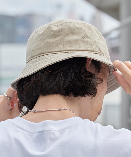 Lee(リー)の「LEE/リー BUCKET COTTON TWILL バケットハット(ハット・メンズ・ホワイト/ブラック/ベージュ・FREE)」の15枚目の写真