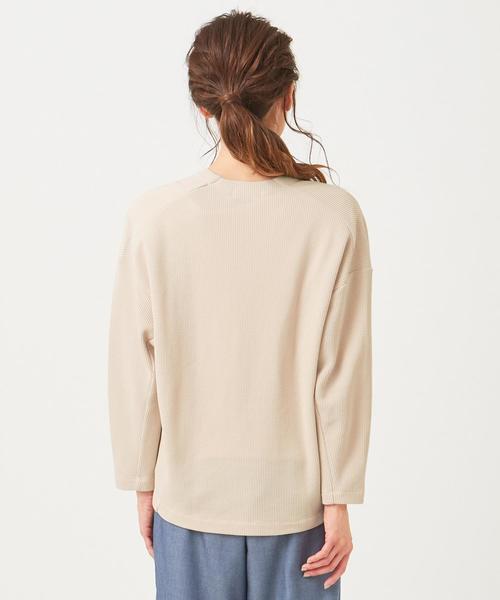 ANY SIS(エニィスィス)の「【2SET】ドルマンカーデ×トップス ツインセット(ニット/セーター・レディース・ブラック系/ベージュ系/アイボリー系・2)」の8枚目の写真