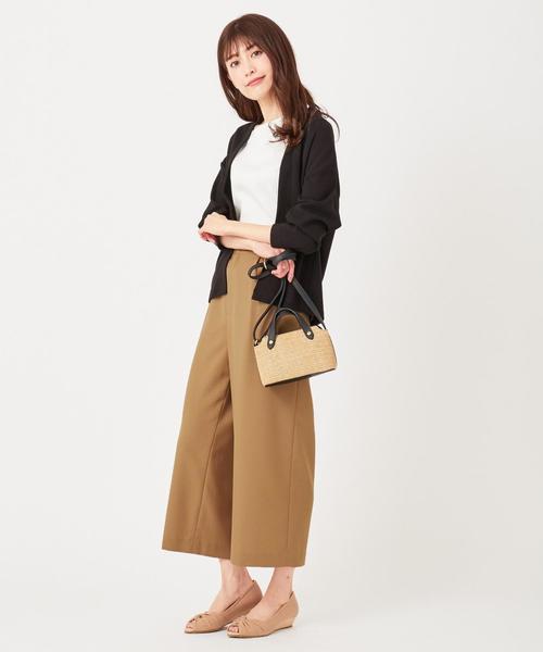 ANY SIS(エニィスィス)の「【2SET】ドルマンカーデ×トップス ツインセット(ニット/セーター・レディース・ブラック系/ベージュ系/アイボリー系・2)」の16枚目の写真