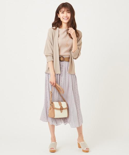ANY SIS(エニィスィス)の「【2SET】ドルマンカーデ×トップス ツインセット(ニット/セーター・レディース・ブラック系/ベージュ系/アイボリー系・2)」の17枚目の写真
