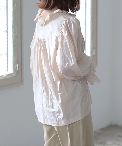 sakishimatokyo(サキシマトーキョー)の「【ZOZO限定】サキシマamp「エリレースデザインブラウス」(シャツ/ブラウス・レディース・ブラック/ベージュ/ホワイト・FREE)」の6枚目の写真