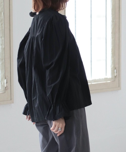 sakishimatokyo(サキシマトーキョー)の「【ZOZO限定】サキシマamp「エリレースデザインブラウス」(シャツ/ブラウス・レディース・ブラック/ベージュ/ホワイト・FREE)」の5枚目の写真