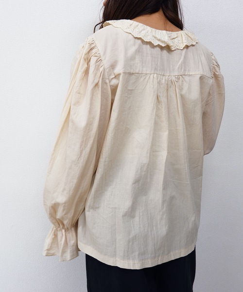 sakishimatokyo(サキシマトーキョー)の「【ZOZO限定】サキシマamp「エリレースデザインブラウス」(シャツ/ブラウス・レディース・ブラック/ベージュ/ホワイト・FREE)」の15枚目の写真