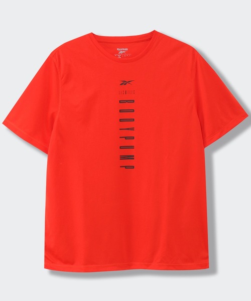 Reebok(リーボック)の「レズミルズR ボディパンプR Tシャツ / Les MillsR BODYPUMPR Tee(Tシャツ/カットソー・メンズ・ブラック/レッド・SMALL/MEDIUM/LARGE/X-LARGE/XX-LARGE/X-SMALL/XXX-LARGE)」の2枚目の写真