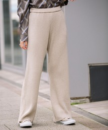 Munich | 2×2リブニット　リラックスリブパンツ(セットアップ可)(その他パンツ)