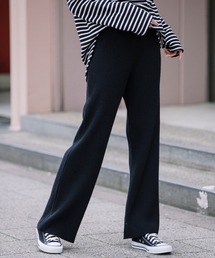 Munich | 2×2リブニット　リラックスリブパンツ(セットアップ可)(その他パンツ)