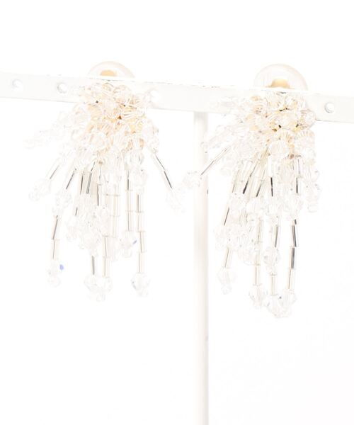 LOWRYS FARM（ローリーズファーム）の「ビーズイヤリング　920627（イヤリング・レディース・ブラック/ダークブラウン/クリア・FREE）」の13枚目の写真